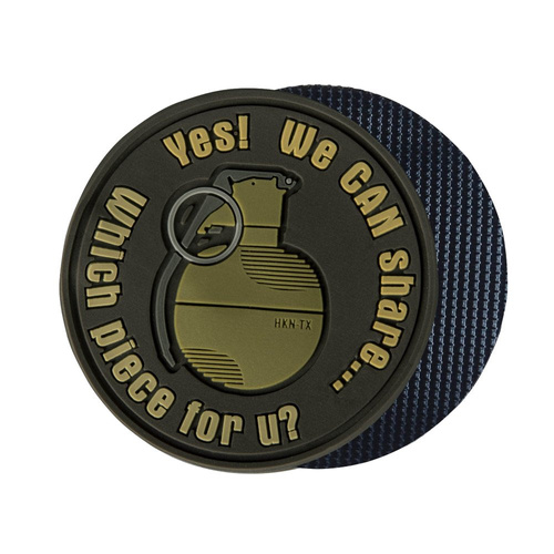 Helikon - PVC nášivka - We Can Share - hnědá - OD-GSH-RB-19