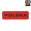 M-Tac - nášivka Polsko 25x80 - laserem řezaná - červená / černá - 51004133