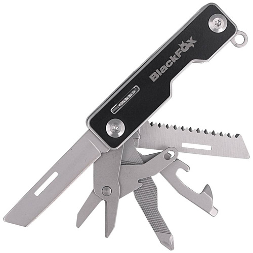 FOX - BlackFox Pocket Boss multitool - 9 nástrojů - černá - BF-205.