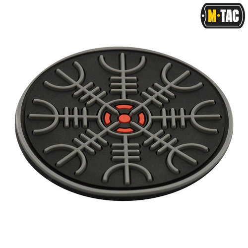 M-Tac - Nášivka Helm of Terror - 3D PVC - černá/šedá - 51221211