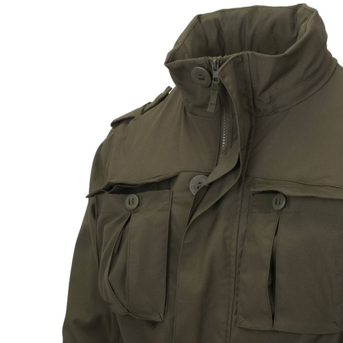 Helikon - Vojenská bunda Covert M65 - zemitě hnědá/černá - KU-C65-DC-0A01A