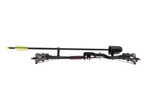 Poe Lang - Kladkový lukostřelec - 15-22 lb - 25" - Černý/Červený - CO-034B