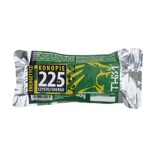 This-1 - Energetická tyčinka arašídová-konopná - 225 kcal - 40 g - TH1ENEHE
