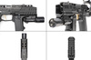 Strike Industries - Štít proti výbuchu Hyper pro pistole SMC Alfa/Bravo - Černý - SI-SMC-BS-S