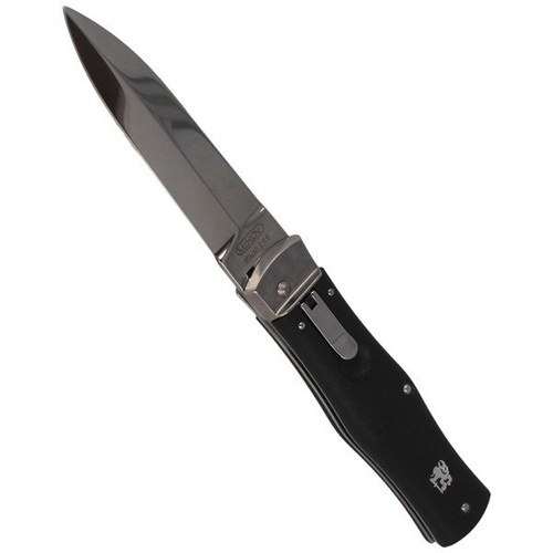Mikov - Automatický pružinový nůž Predator ABS Black Clip - 241-NH-1/N BK