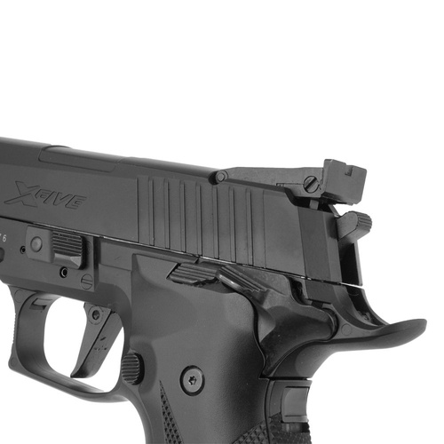 Sig Sauer - SIG X-FIVE™ Pistole vzduchová - zpětný ráz - 4,5 mm - černá - AIR-X5-177-BLK