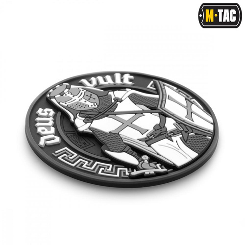 M-Tac - 3D PVC nášivka Deus Vult - černá - 51116236