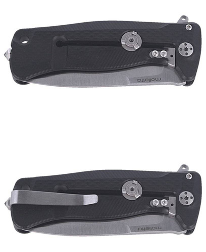LionSteel - Taktický nůž SR22A - Sleipner - Black - SR22A BS
