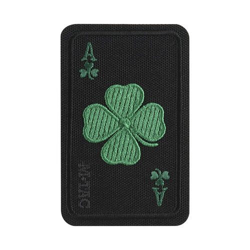 M-Tac - nášivka Lucky Card - Cordura 500D - Clover - černá - 51391002