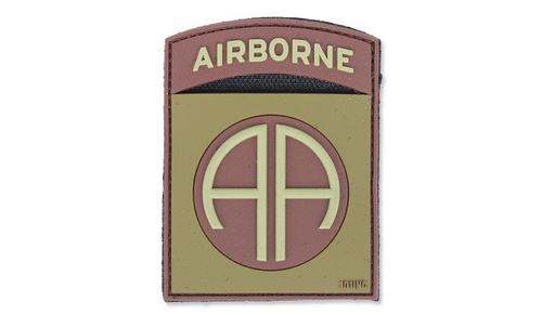101 Inc. - 3D nášivka - Airborne 82nd - Brown