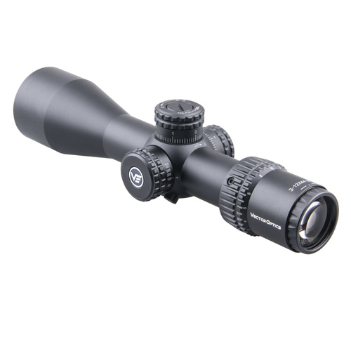 Vector Optics - Puškohled Veyron 3-12x44 Compact Scope - SFP - MPR-4 - Černá - SCOM-24