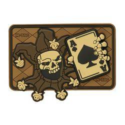 M-Tac - Nášivka - Joker Skull 3D PVC - Coyote - 51120005