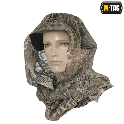 M-Tac - Odstřelovačská šála ze síťoviny - Camo - MTC-NTSCRF-MC