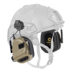 Earmor - Chránič sluchu M31H PLUS pro přilby FAST - Coyote Tan - M31H-TN/ARC (PLUS)