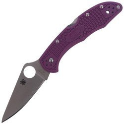 Spyderco - Nůž Delica® 4 FRN Flat Ground Purple PlainEdge - C11FPPR