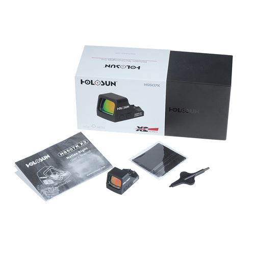 Holosun - Kolimátor HS507K Open Reflex SubCompact Pistol Sight - MRS - Černá - HS507K-X2