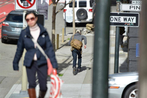 Helikon - Taška Urban Courier Large® - Cordura® - černá / šedá - TB-UCL-CD-0135A