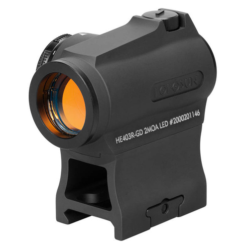 Holosun - HE403R-GD Gold Dot Sight - Nízká montáž a montáž s 1/3 světelnosti