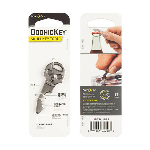 Nite Ize - DoohicKey SkullKey Tool - nerez - KMTSK-11-R3