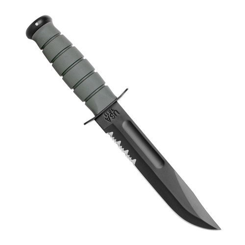 Ka-Bar 5012 - Užitkový nůž - zelený - Combo - GFN pouzdro 
