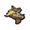 M-Tac - nášivka Baba Jaga - PVC - svislá - hnědá - 51001000