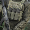 M-Tac - Trojité pouzdro na zásobníky pro AR / AK Elite Laser Cut - Ranger Green - 10145123