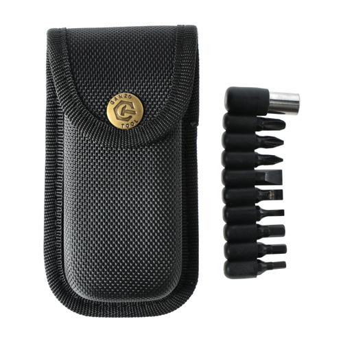 Ganzo - Multitool se Sadou Bitů G303-B - 14 Nástrojů - černý - G303-B