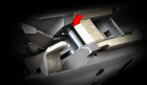 Strike Industries - Rozšířená sada čepů s blokovacím čepem proti chůzi pro Glock - Standard - SI-G-AWP-S