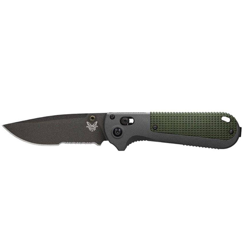 Benchmade - 430SBK Zavírací nůž Redoubt - D2 - šedý/zelený - 430SBK