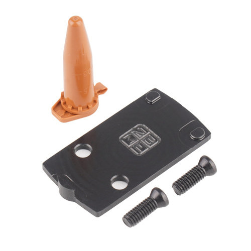 2BME - Montážní deska pro Glock Slimline MOS 43X/48 pro Holosun 407K/507K - Černá - 2BME038
