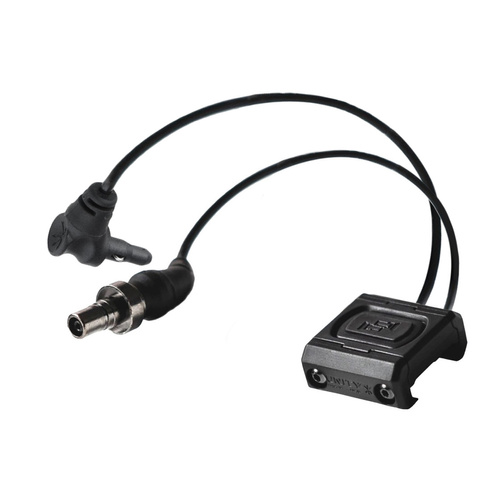Unity Tactical - Kabelový gelový spínač ModButton Lite Sync - SureFire/Crane Laser - 7" - Černá - MBL2-BLK-SF/CL-7