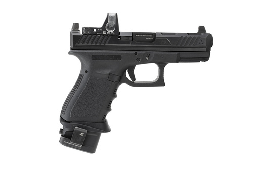 Strike Industries - Hliníková prodloužená deska zásobníku pro Glock 19 - 9 mm - černá - SI-EMP-AL-G19-BK 