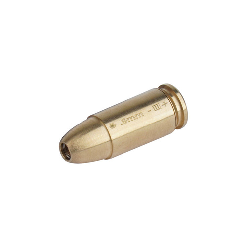 Vector Optics - Laserová nábojnice 9 mm - červený laser - mosaz - SCBCR-11 