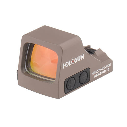 Holosun - Kolimátor HS507K Open Reflex SubCompact Pistol Sight - FDE - HS507K-X2-FDE