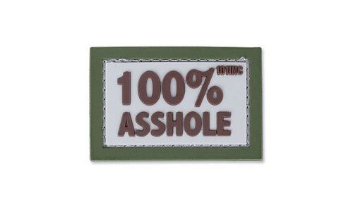 101 Inc - 3D záplata - 100% Asshole - Sand