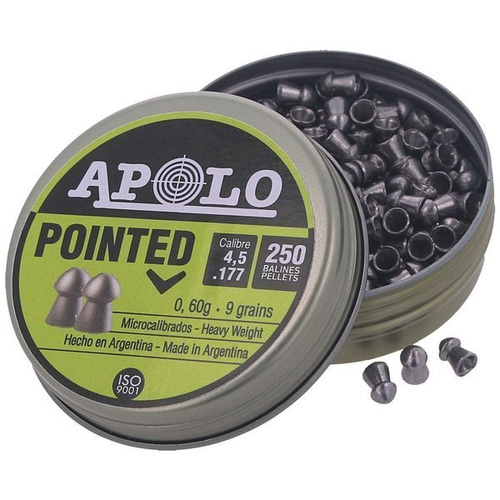 Apolo - Špičkové broky pro vzduchovky Premium - .177 / 4,52 mm - 250 ks - E19102-2.G2