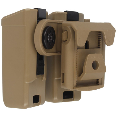 ESP - Dvojité pouzdro na zásobníky pro ráže 9 mm / .40 s upevněním na opasek UBC-01 - MH-MH-04 KH