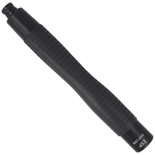 ESP - Tvrzený ergonomický teleskopický obušek s jednoduchým zámkem - 18" - černý - ExBT-18HE-BK BHT-54