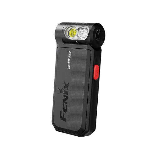 Fenix - LED Svítilna SW05R-RED s Baterií 700 mAh - 150 lm - Černá - SW05R-RED black