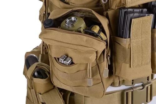 GFC Tactical - Nákladní kapsa s kapsou - Nylon - černá - GFT-19-018856