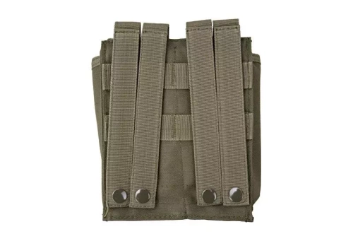 GFC Tactical - Dvojité pouzdro na zásobníky typu AK / AR - MOLLE - Nylon - olivová barva - GFT-19-003576