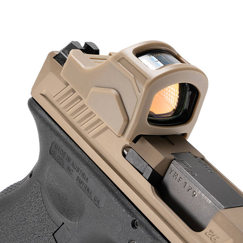 Strike Industries - Kolimátorový štít Strike pro Holosun 407C/507C X2 - FDE - SI-OPC-HS4&amp;507C