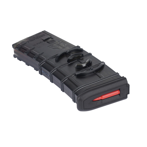 ETS - Polymerový zásobník pro AR15 se spojkou - 5,56x45 mm / .300 Blackout - 30 nábojů - Gen.2 - Carbon Smoke Series - SMK-AR15-30CG2
