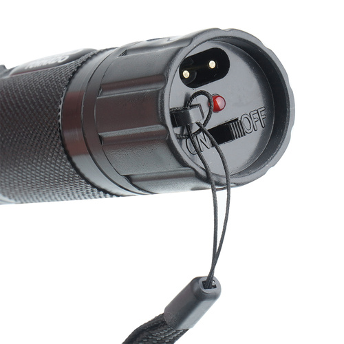 Guard - dobíjecí LED svítilna Tornado s paralyzérem - 800 000 V - 110 lm - černá - YC-1101
