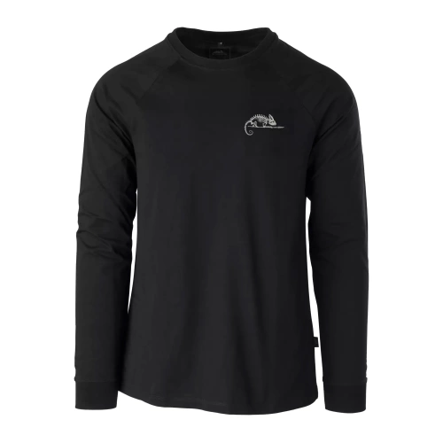 Helikon - Tričko s dlouhým rukávem Helikon-Tex Logo - Šedá melanž - TS-HLT-CO-2M