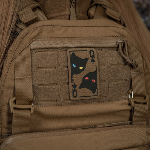 M-Tac - Nášivka Piková dáma - Cordura 500D - Coyote/Black - 51362005