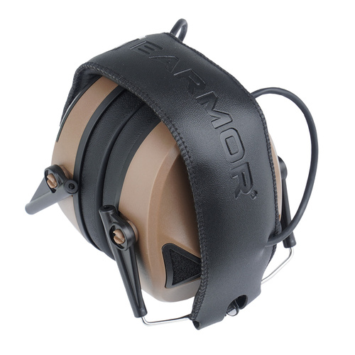 Earmor - Aktivní chrániče sluchu M30 - Coyote Brown - M30-CB
