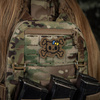 M-Tac - Kitty Contour Patch - výšivka - žlutá a modrá mašle - Coyote - 51386205