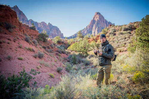 Helikon - Bunda Wolfhound Hoodie - Windpack Nylon - Alpha Green - KU-WLH-NL-36