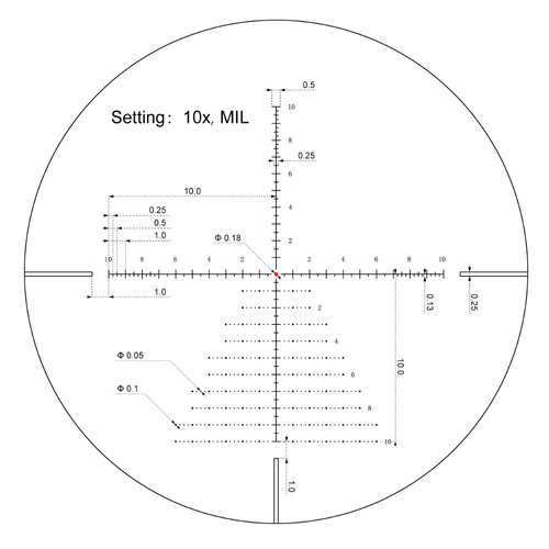 Vector Optics - Puškohled Veyron 3-12x44IR Compact Scope - SFP - MPR-V10 - Černá - SCOM-40